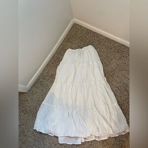 Viral Aerie boho white skirt